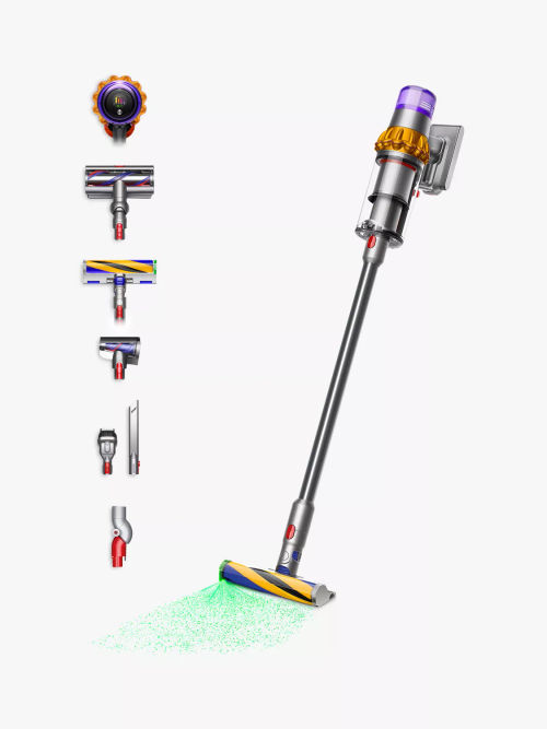 Dyson V15 Detect Vacuum, Yellow/Nickel