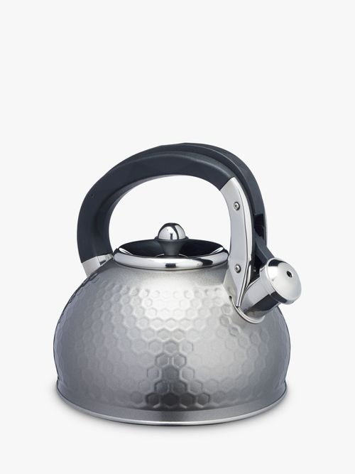 John Lewis Stovetop Whistling Kettle, Black