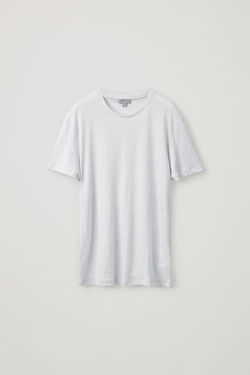 SHORT-SLEEVED LINEN T-SHIRT