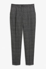 Tailored tapered trousers - Grey