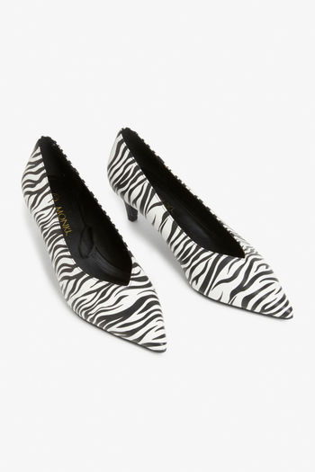 Zebra pumps - Black