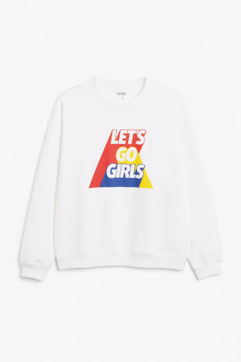 Loose-fit sweater - White