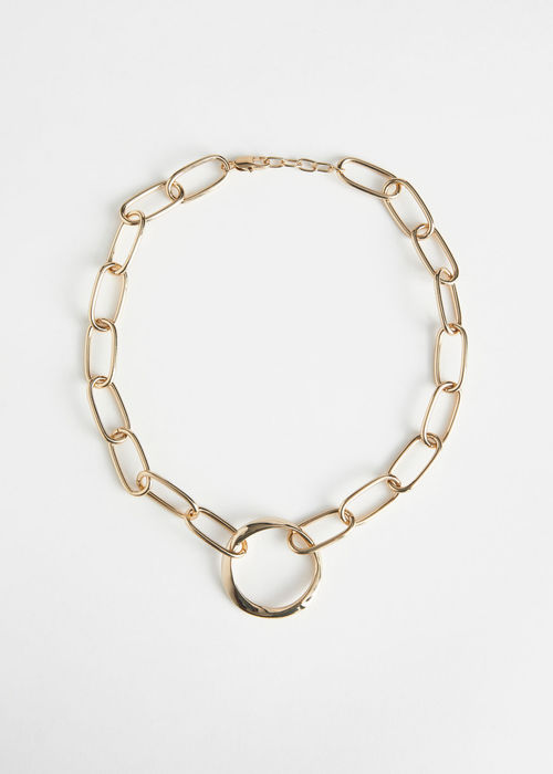 Chunky O Ring Chain Necklace Gold 27 00 Cabot Circus Chunky O Ring Chain Necklace Gold 27 00 Cabot Circus