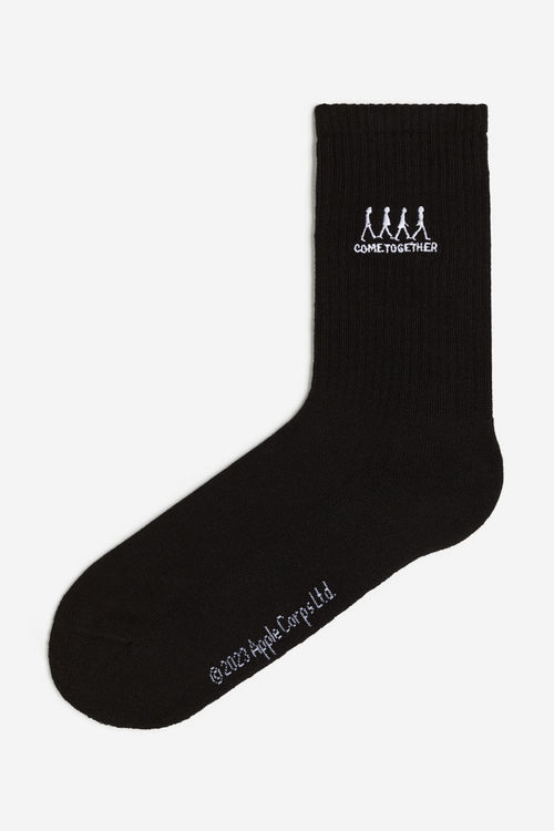 H & M - Motif-detail socks -...