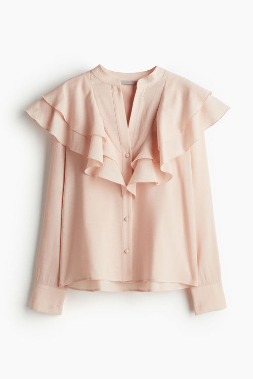 H & M - Flounce-trimmed...