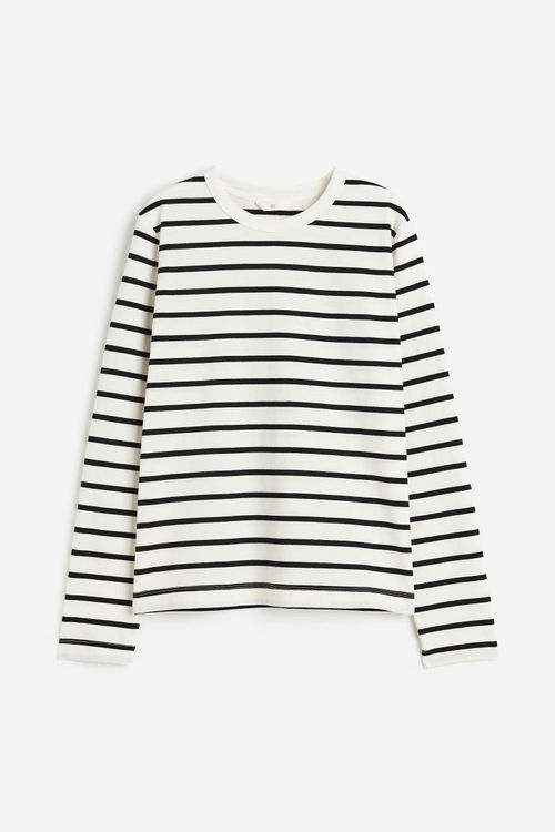 H & M - Cotton jersey top -...