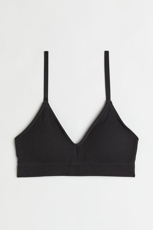 H & M - Seamless padded bra -...