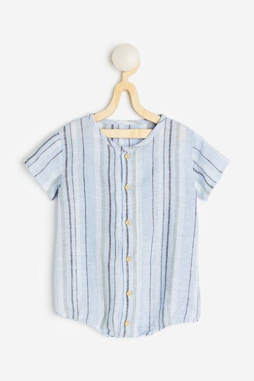 H & M - Linen romper suit -...