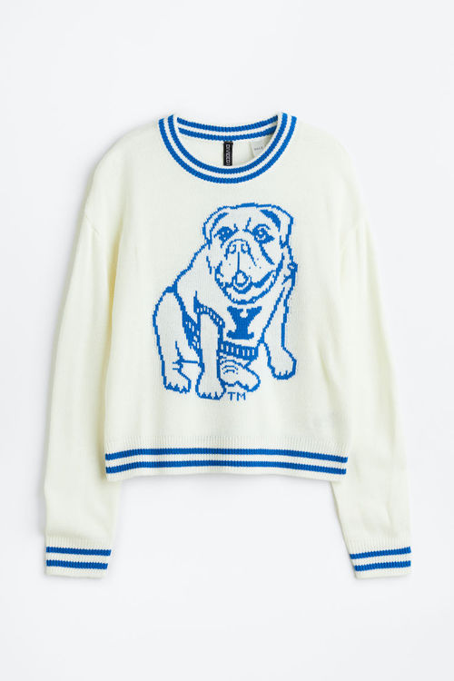 H & M - Motif-front jumper -...