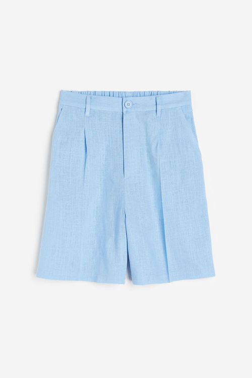 H & M - Tailored shorts - Blue