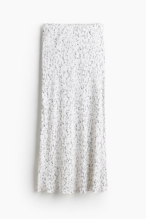 H & M - Viscose crêpe skirt -...