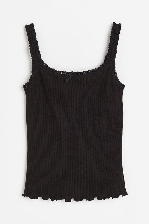 H & M - Lace-trimmed strappy...