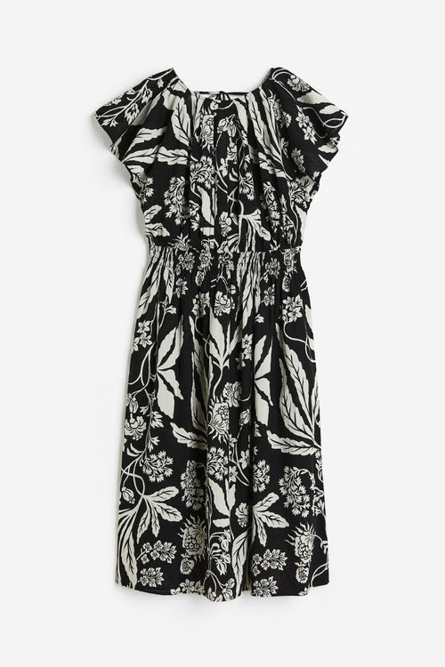 H & M - Crinkled cotton dress...