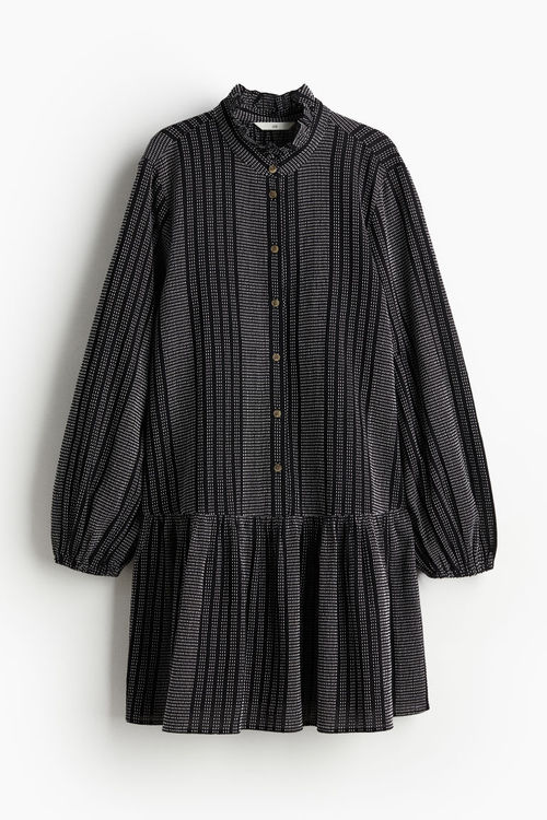 H & M - Frilled-collar dress...