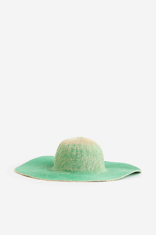 H & M - Wide brim straw hat -...