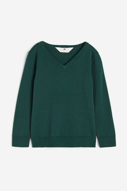 H & M - Knitted jumper - Green