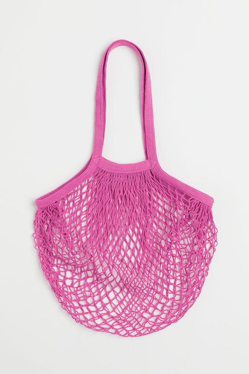 H & M - Cotton string bag -...