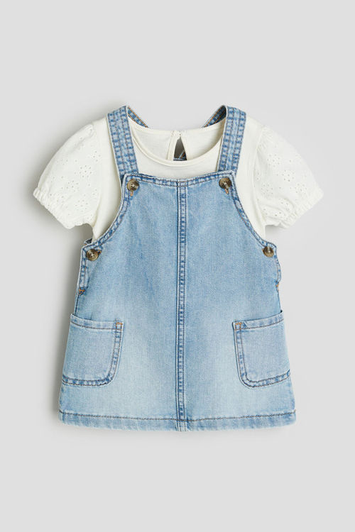 H & M - 2-piece cotton set -...