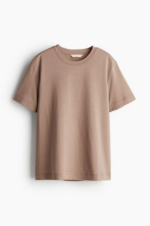 H & M - Silk-blend T-shirt -...