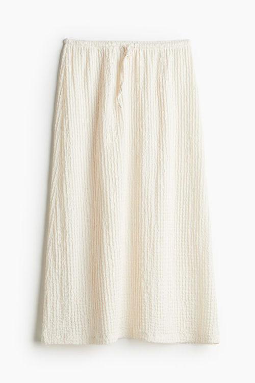 H & M - Textured jersey skirt...