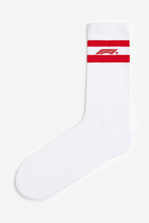 H & M - Motif-detail socks -...