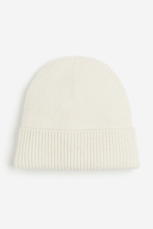 H & M - Rib-knit hat - Beige