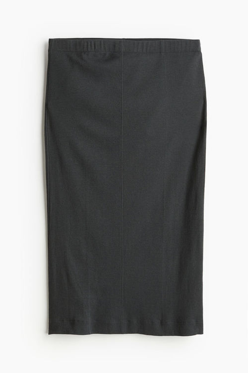 H & M - Cotton pencil skirt -...