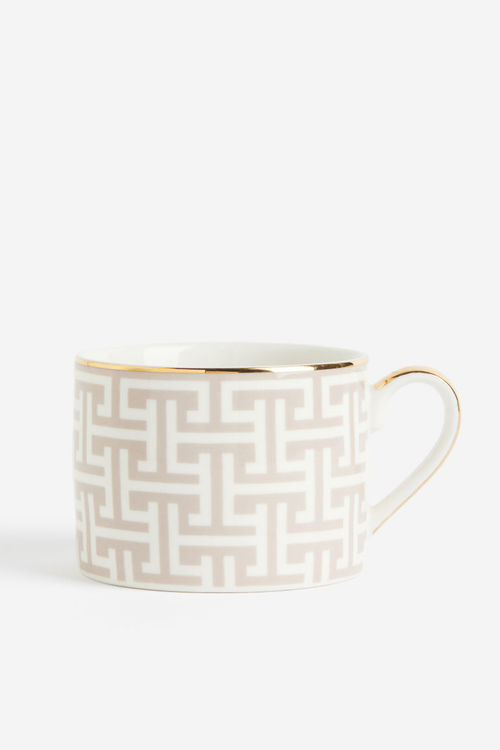 H & M - Porcelain cup - Beige