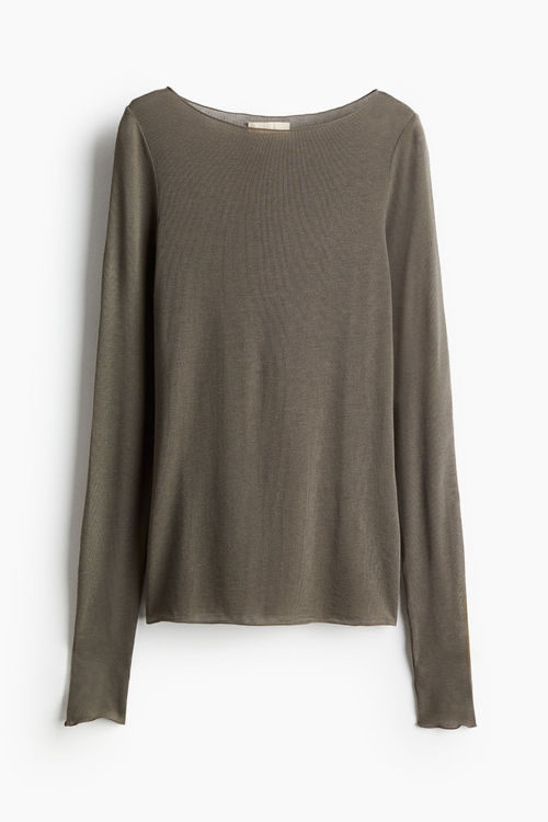 H & M - Cashmere-blend top -...