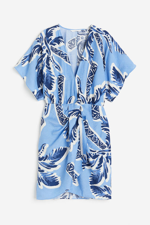 H & M - V-neck dress - Blue