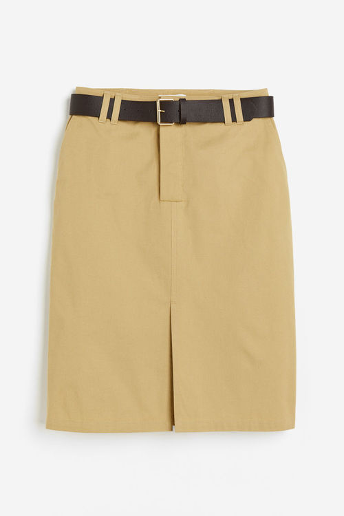 H & M - Belted utility skirt...