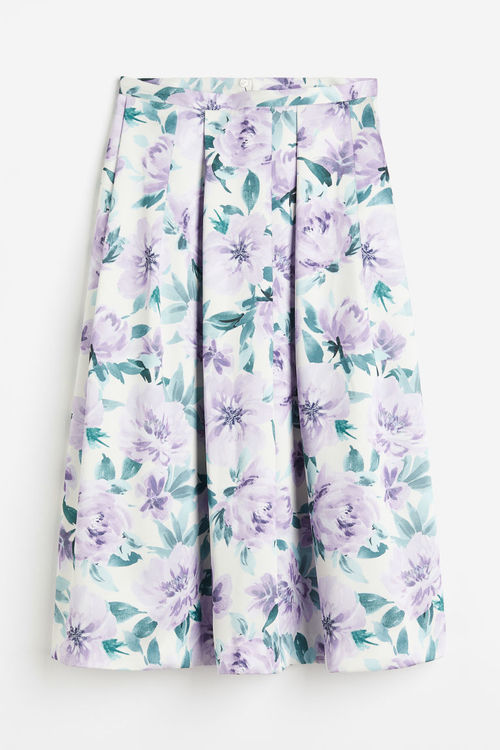 H & M - A-line skirt - Purple