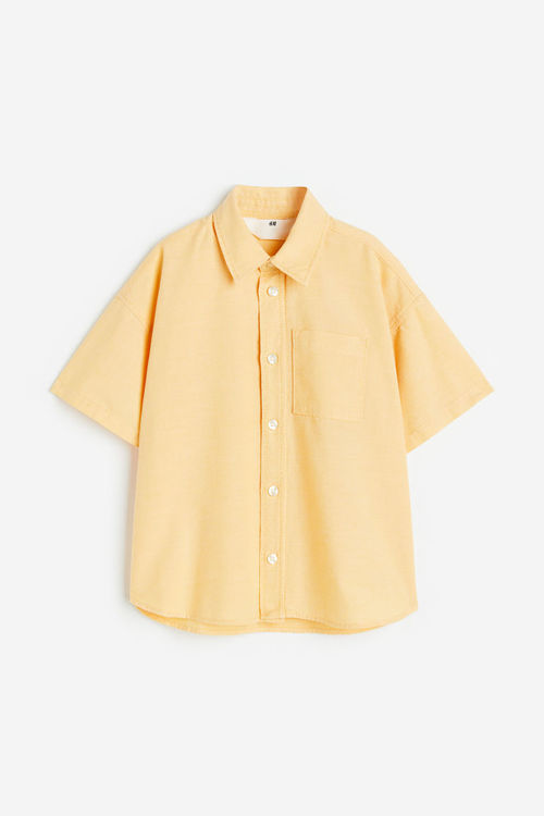 H & M - Oxford shirt - Yellow