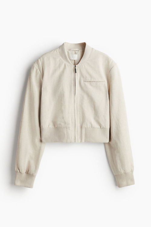 H & M - Cropped bomber jacket...