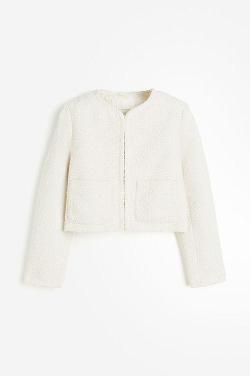 H & M - Bouclé jacket - White