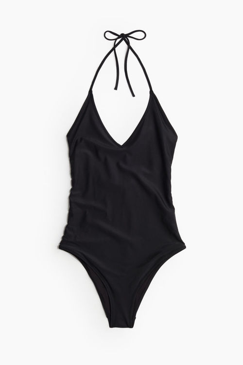 H & M - Halterneck swimsuit -...