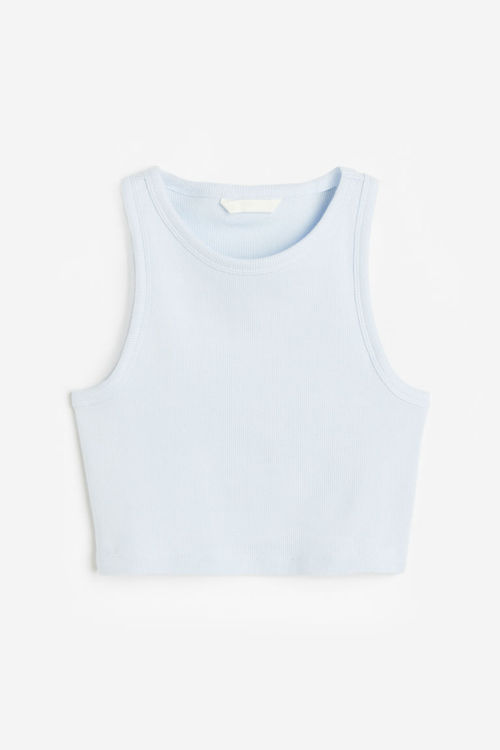 H & M - Cropped vest top -...