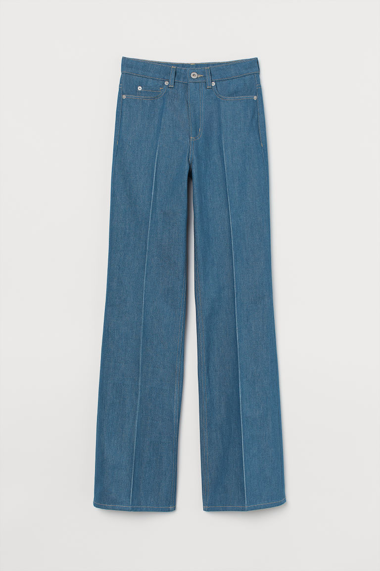 h and m wide leg jeans