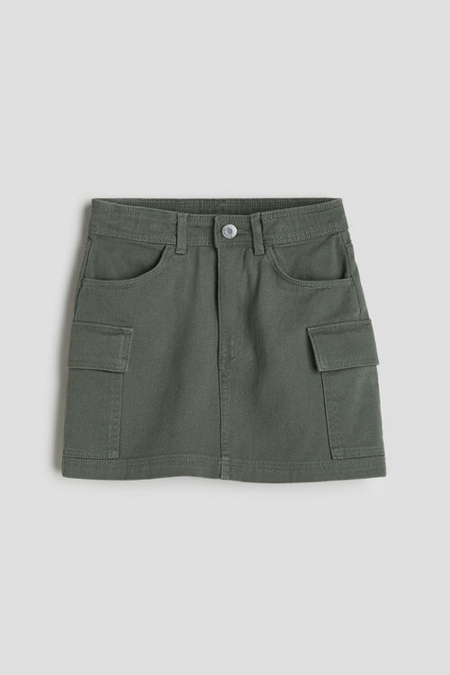 H & M - Cargo skirt - Green