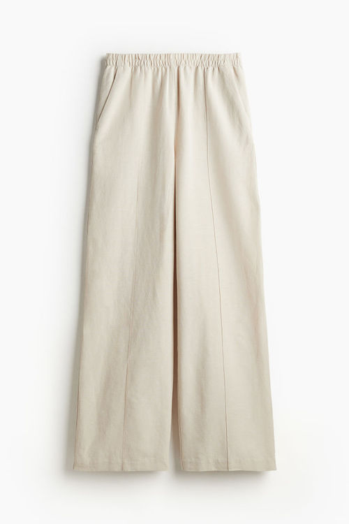 H & M - Linen-blend trousers...