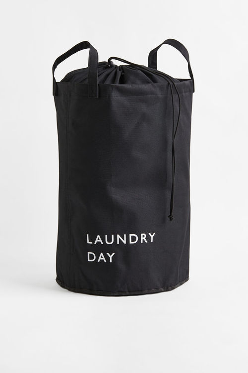 H & M - Printed laundry bag -...