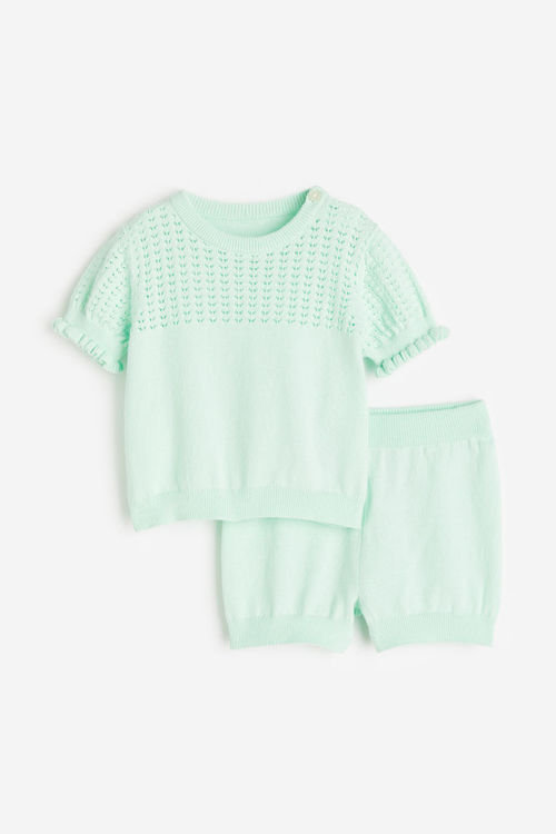 H & M - 2-piece knitted set -...