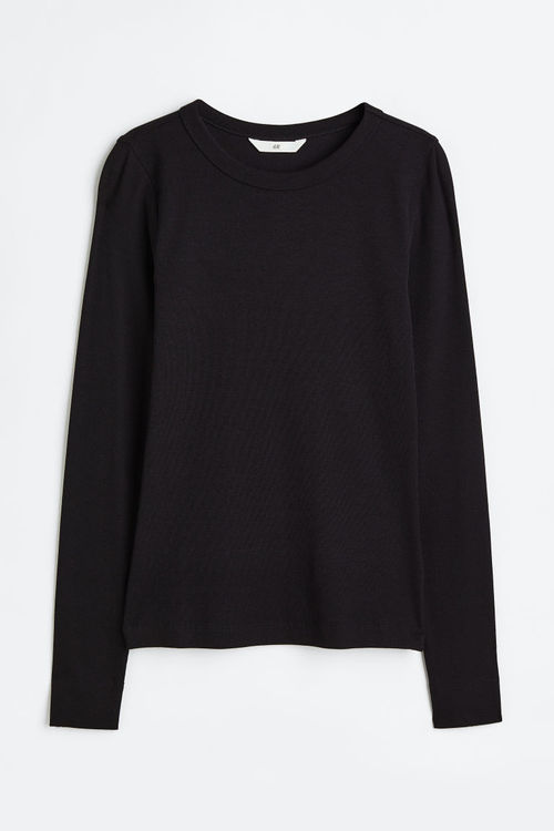 H & M - Ribbed modal-blend...