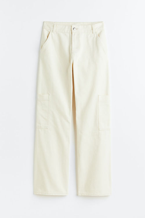 H & M - Wide cargo trousers -...