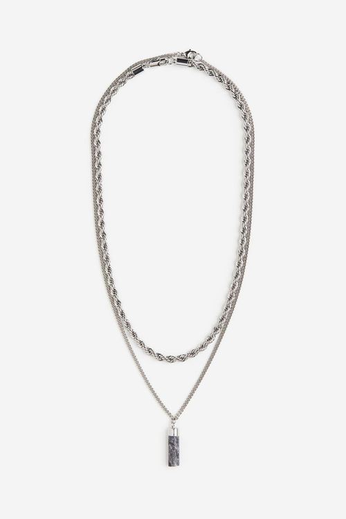 H & M - 2-pack necklaces -...