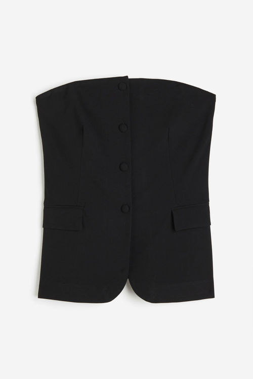 H & M - Buttoned corset-style...