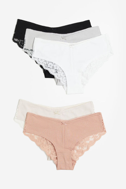 H & M - 5-pack cotton hipster...