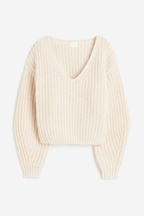 H & M - Rib-knit jumper -...