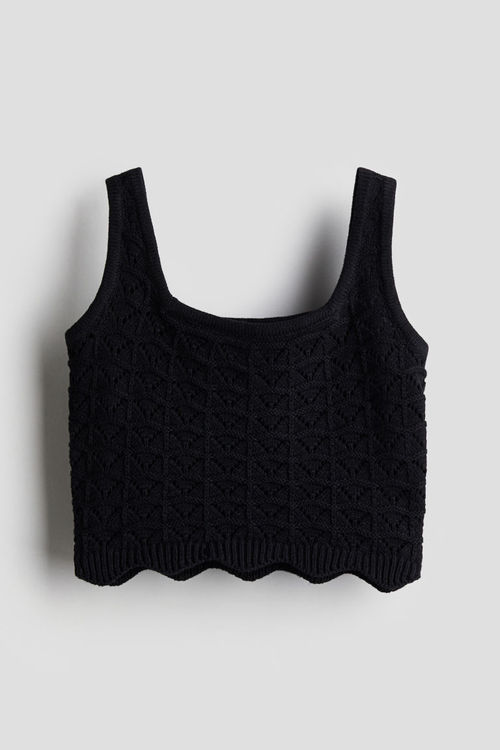 H & M - Textured-knit vest...