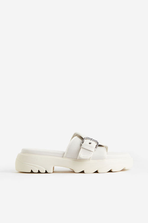 H & M - Chunky slides - Beige